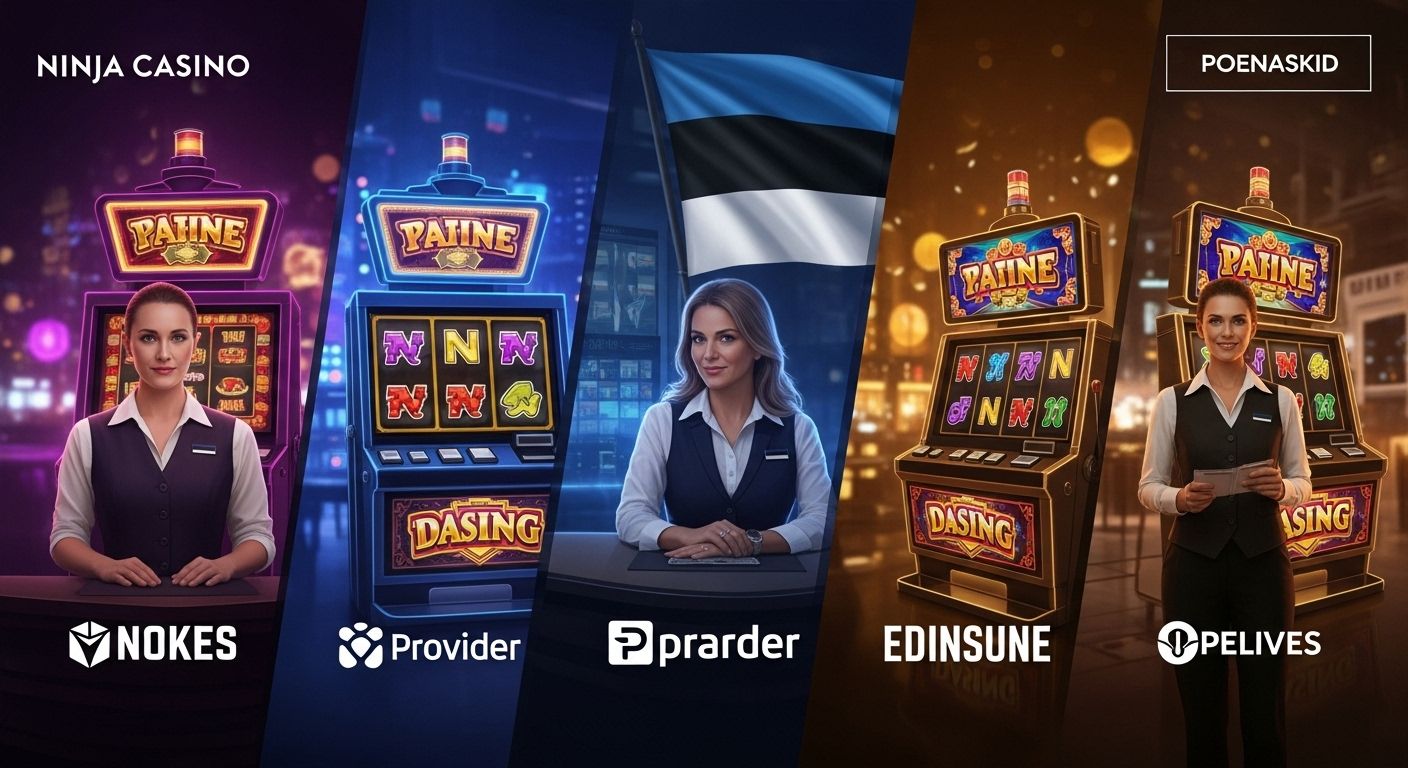 Mängude ja tarkvara pakkujad ninjakasino 
